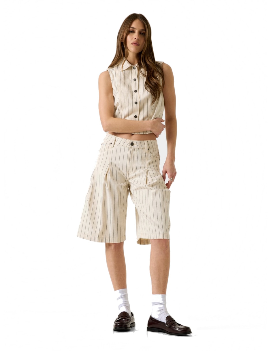 Blusa sin manga para mujer 4