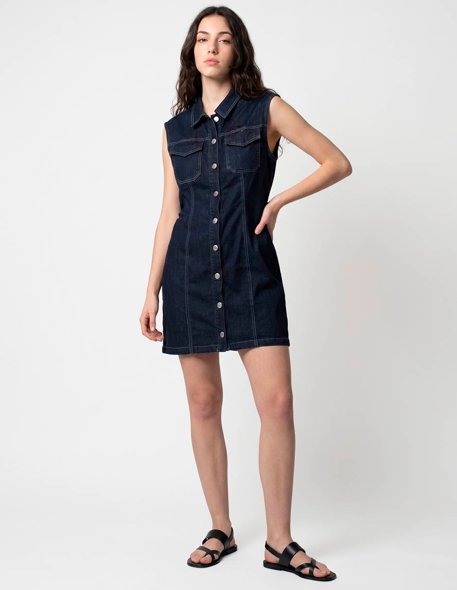 Vestido corto casual para mujer