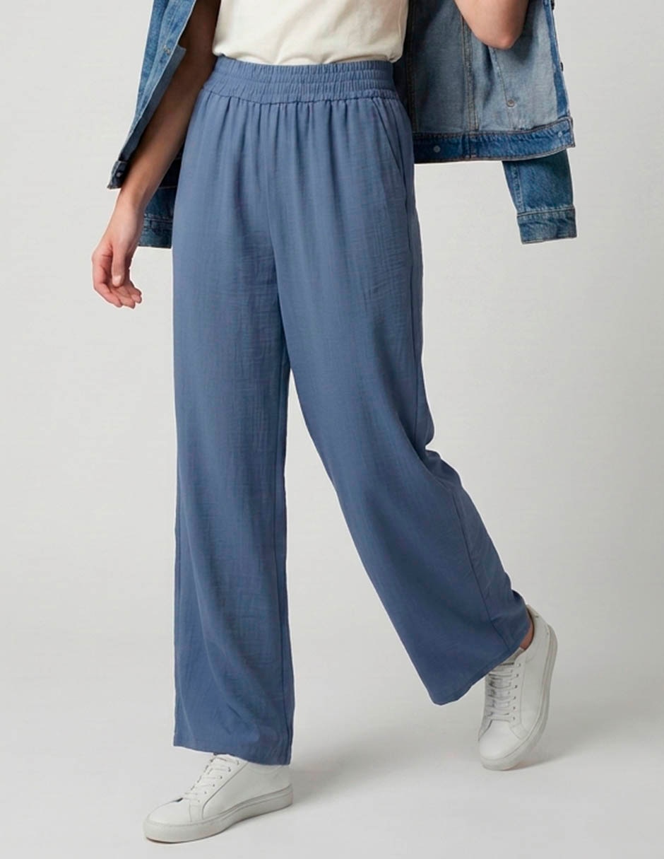 Pantalón easy pant wide leg para mujer Pantalón easy pant wide leg para mujer
