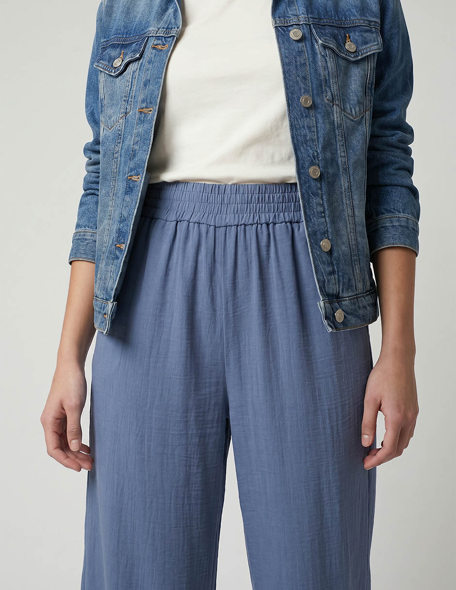Pantalón easy pant wide leg para mujer 3