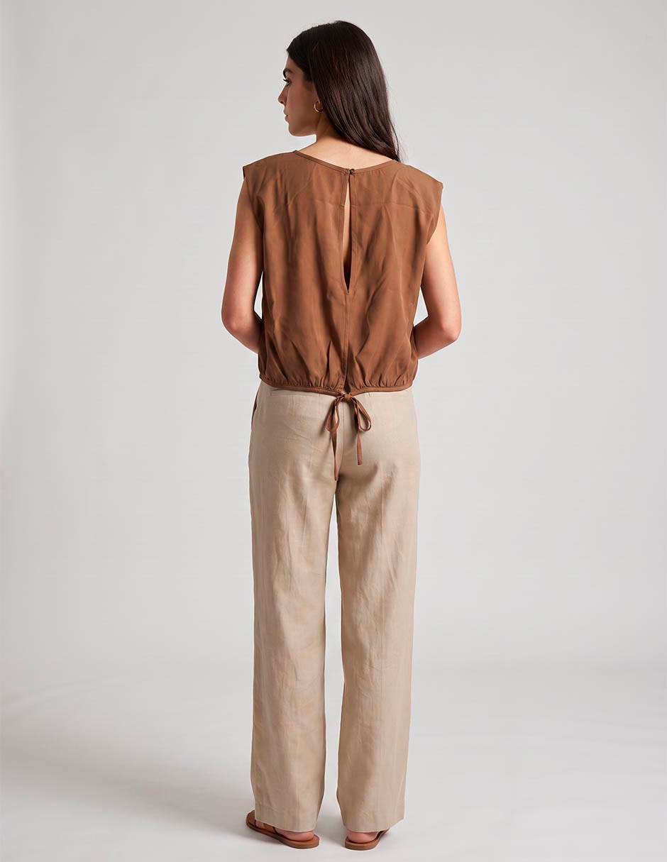 Blusa sin manga para mujer 2
