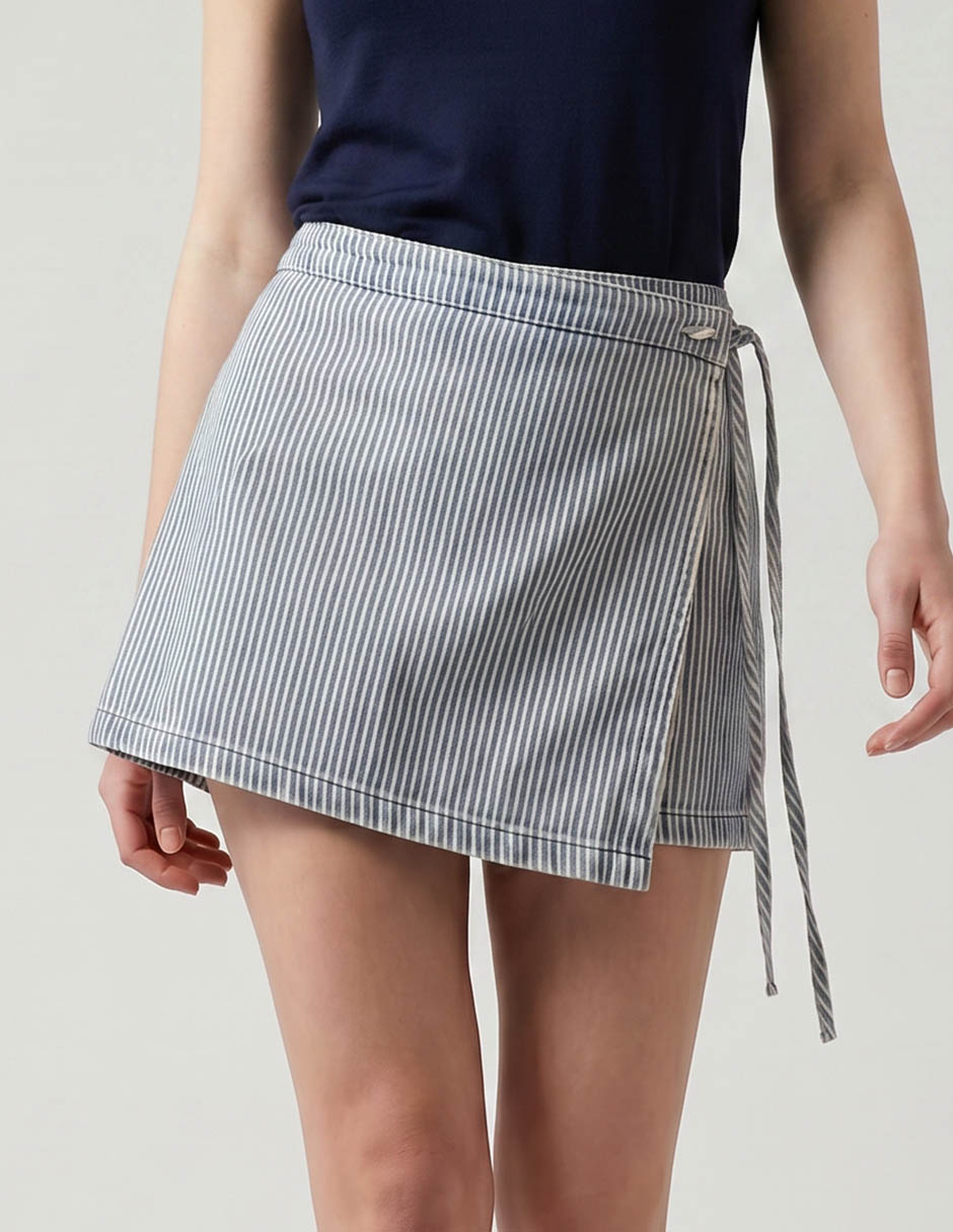 Falda short mini a la cintura 3