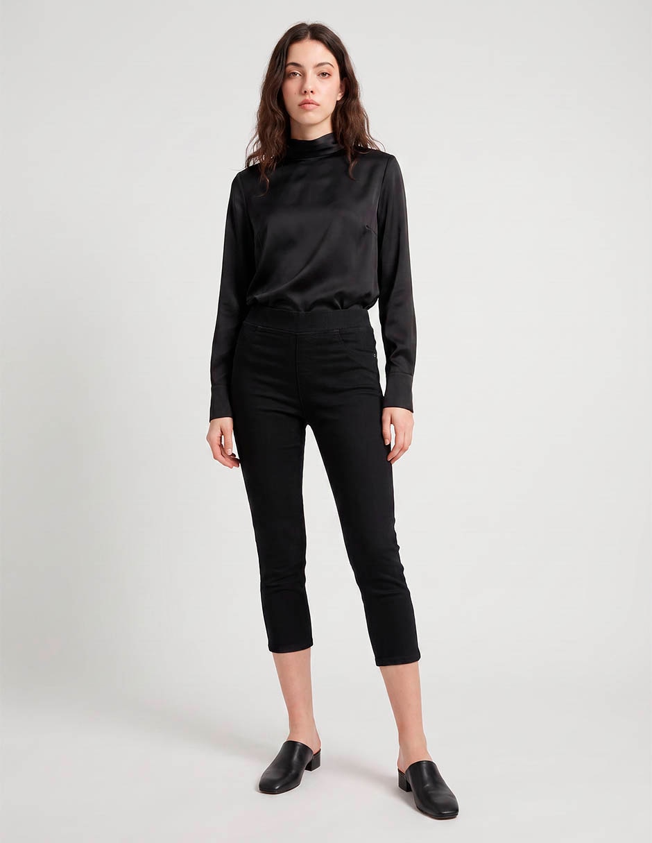 Pantalón capri slim para mujer 3