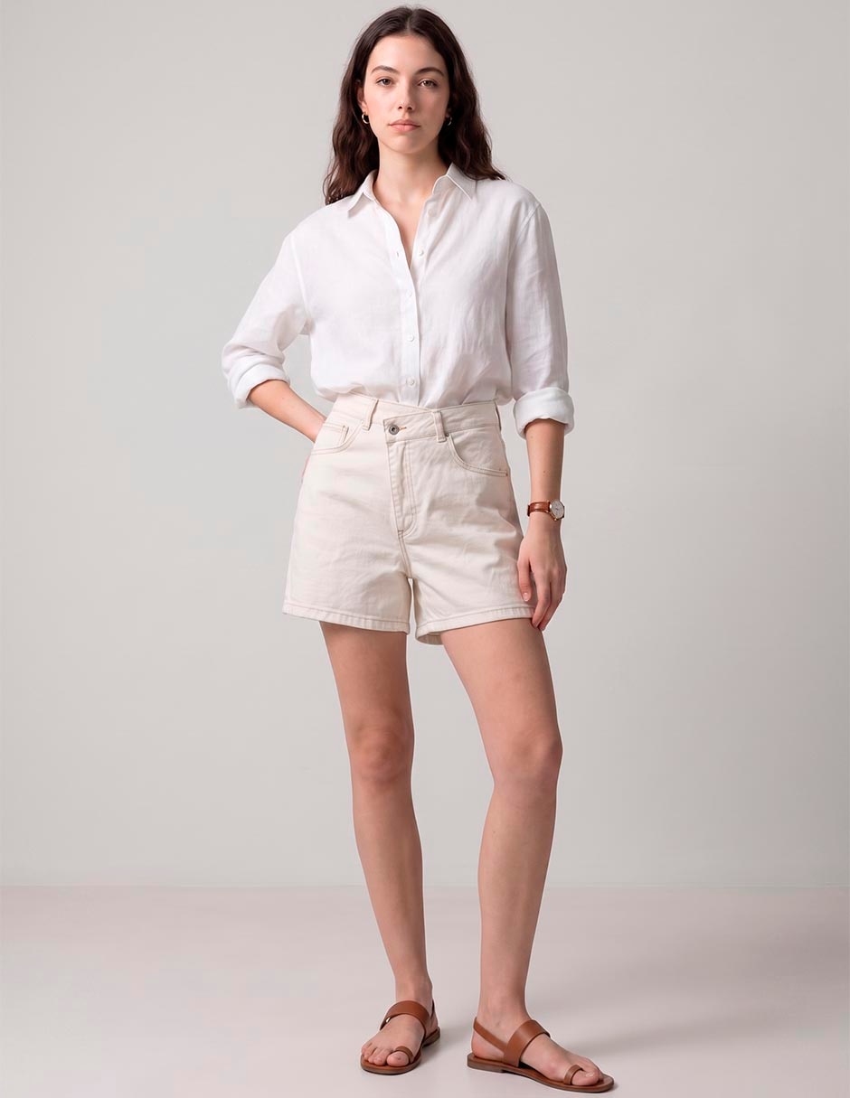 Bermuda de algodón para mujer Bermuda de algodón para mujer