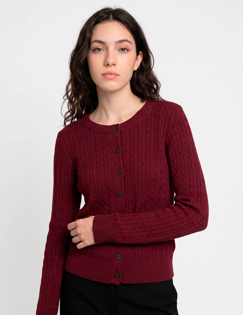 Suéter cuello redondo para mujer 1