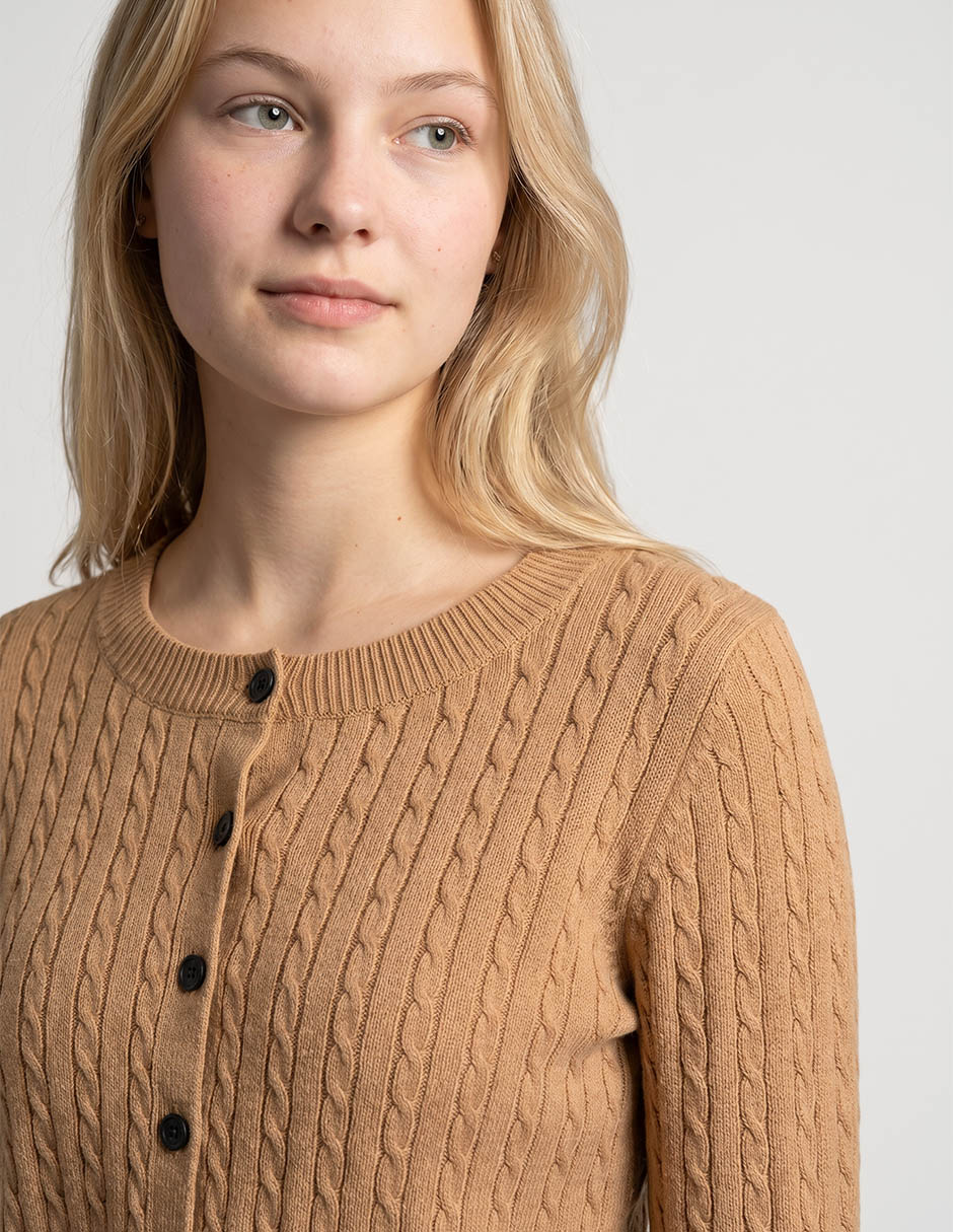 Suéter cuello redondo para mujer