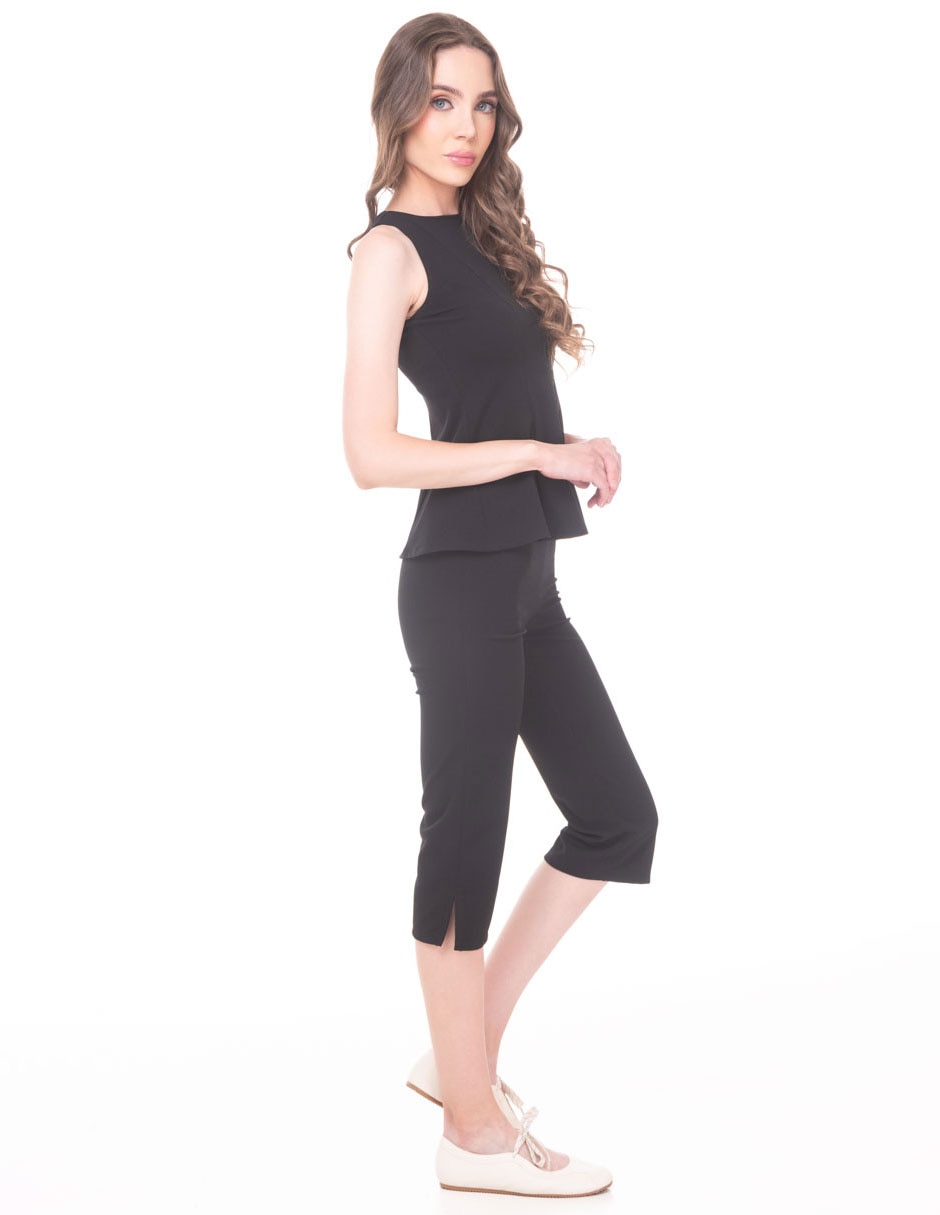 Pantalón capri sarah bustani slim para mujer 3