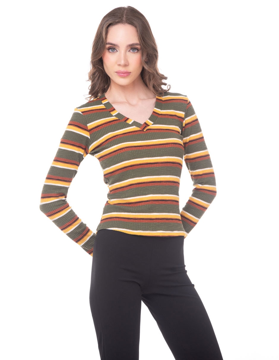 BLUSA SARAH BUSTANI COLECCION AGOSTO manga Larga para mujer