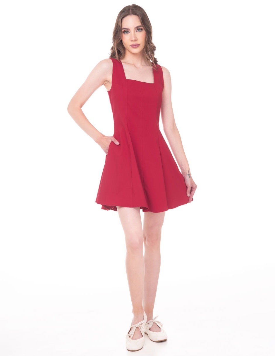 Vestido corto casual sarah bustani para mujer 3