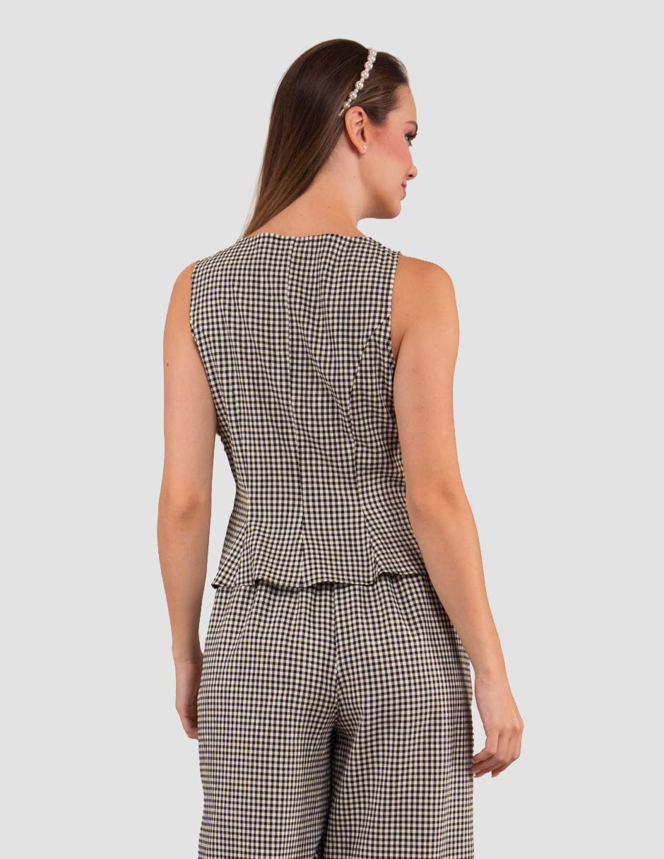 Blusa sin manga para mujer 3