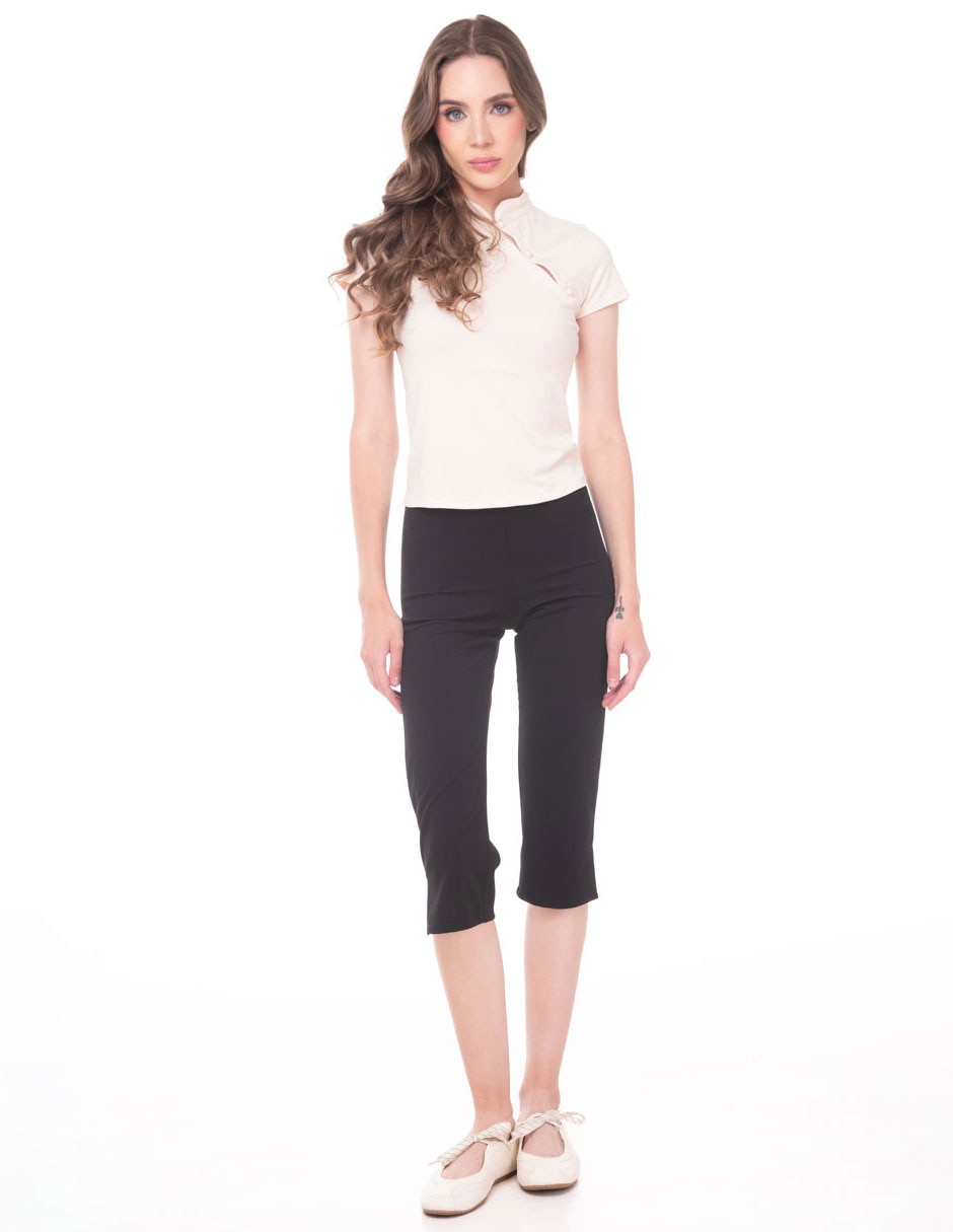 BLUSA SARAH BUSTANI COLECCION AGOSTO manga Corta para mujer 3