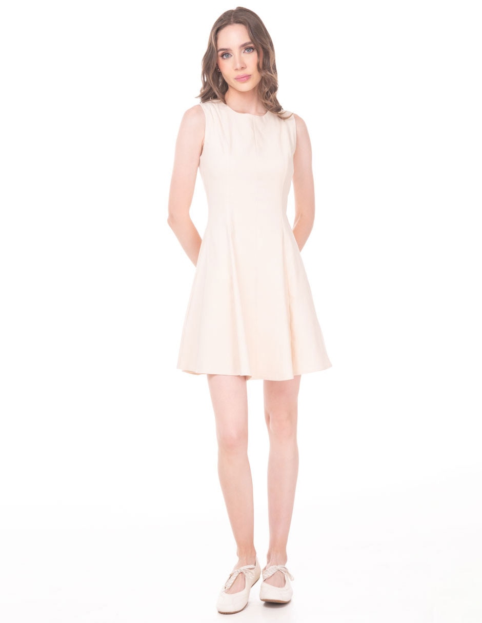 Vestido corto casual sarah bustani para mujer