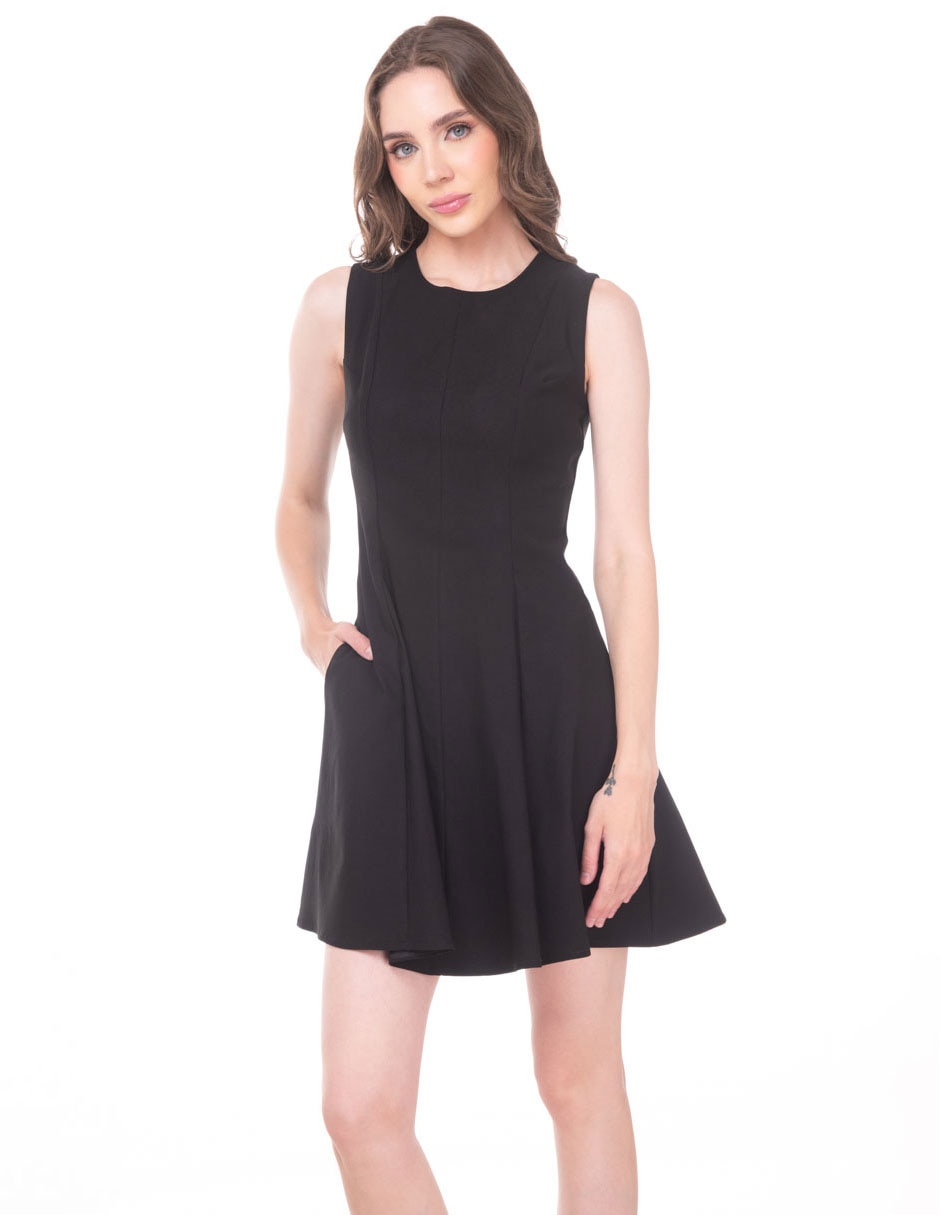 Vestido corto casual sarah bustani para mujer 1