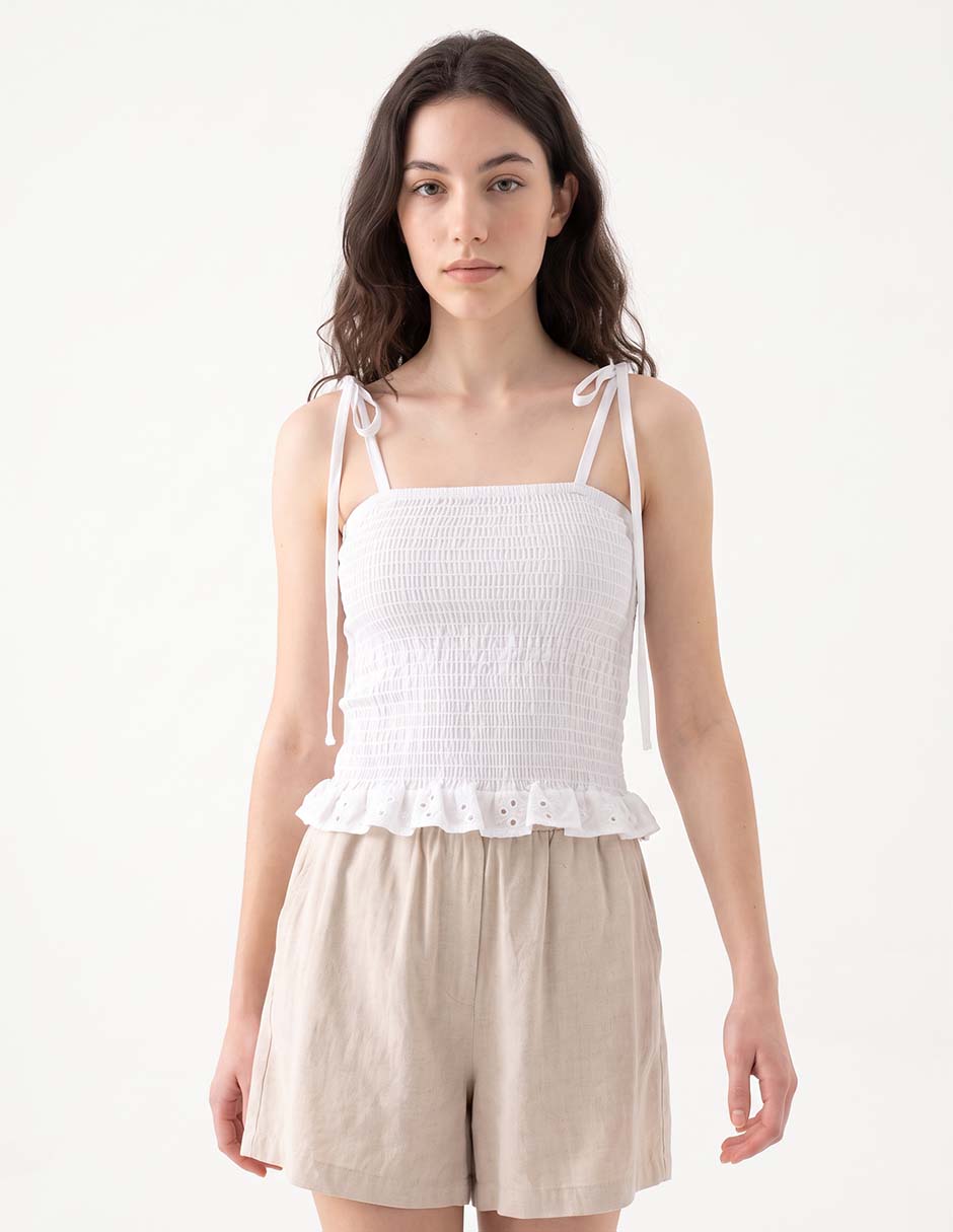 Blusa guess manga corta para mujer 3