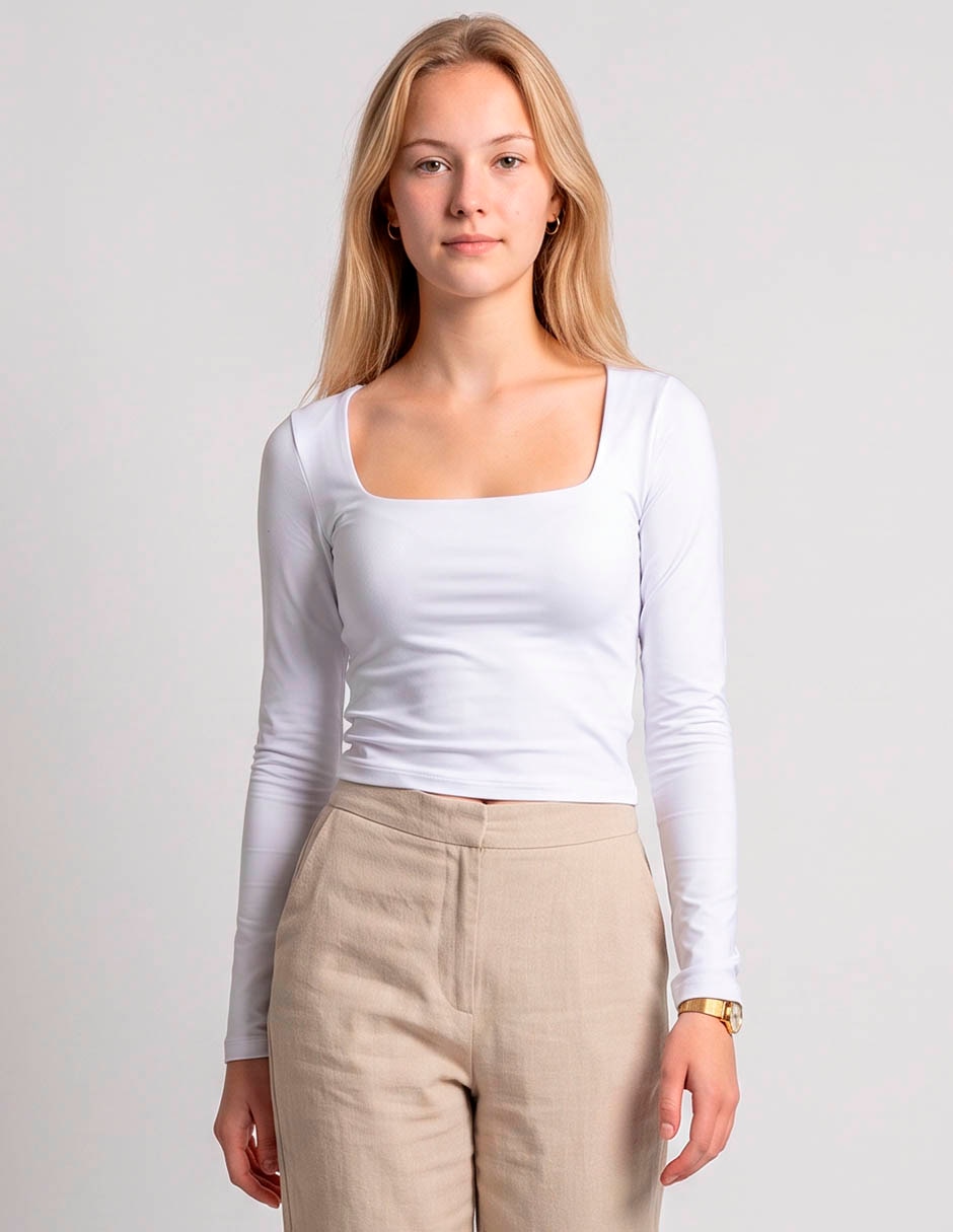 Playera manga larga para mujer Playera manga larga para mujer