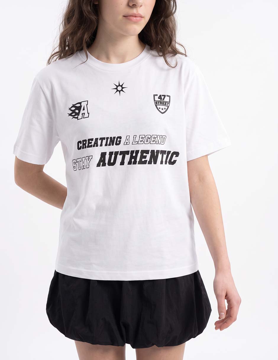 Blusa guess manga corta para mujer 4