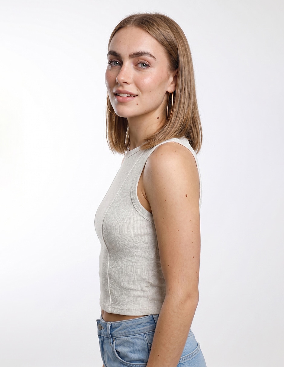Blusa sin manga para mujer 3
