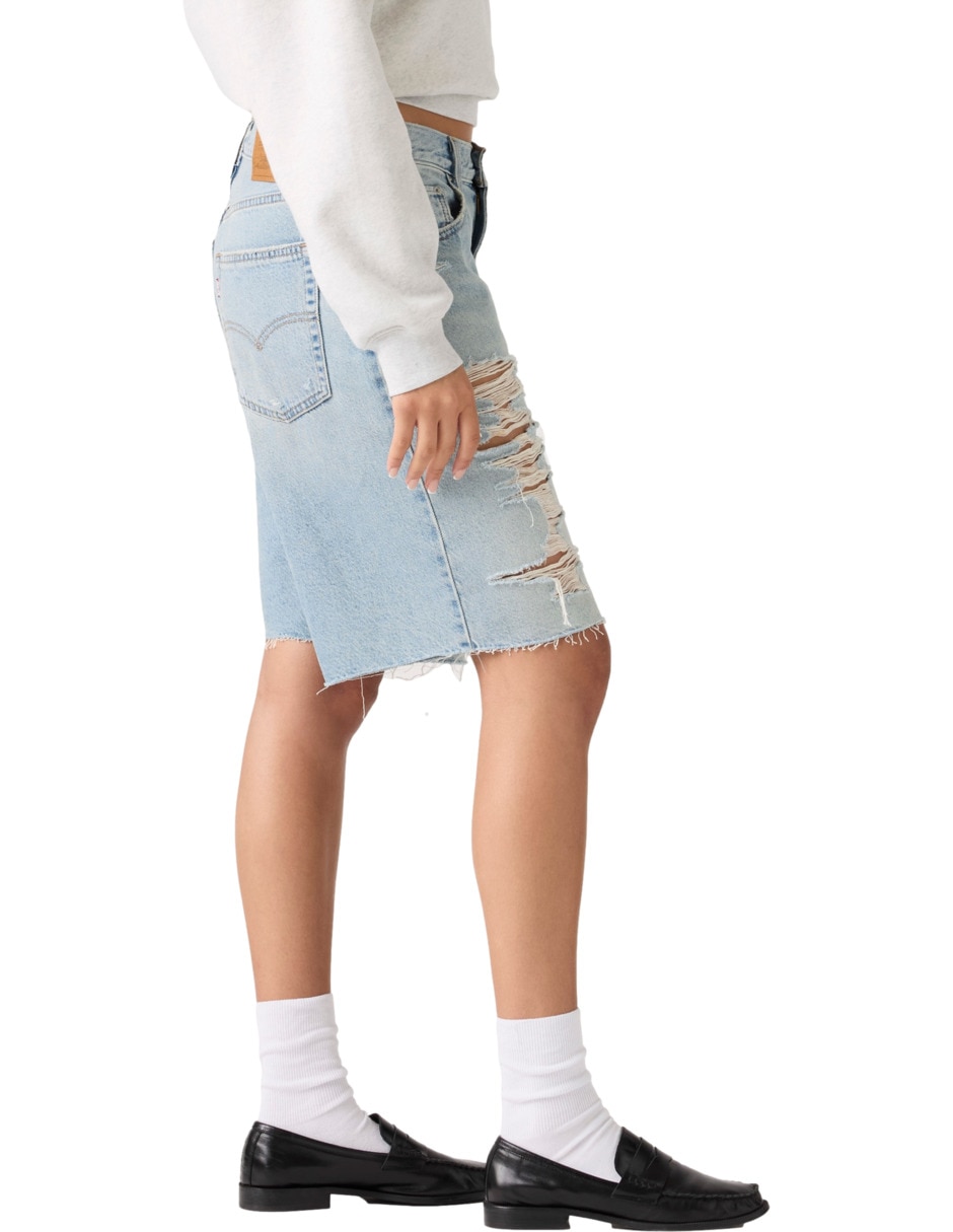 Short levi strauss de algodón para mujer