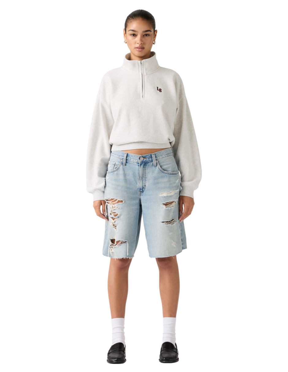 Short levi strauss de algodón para mujer