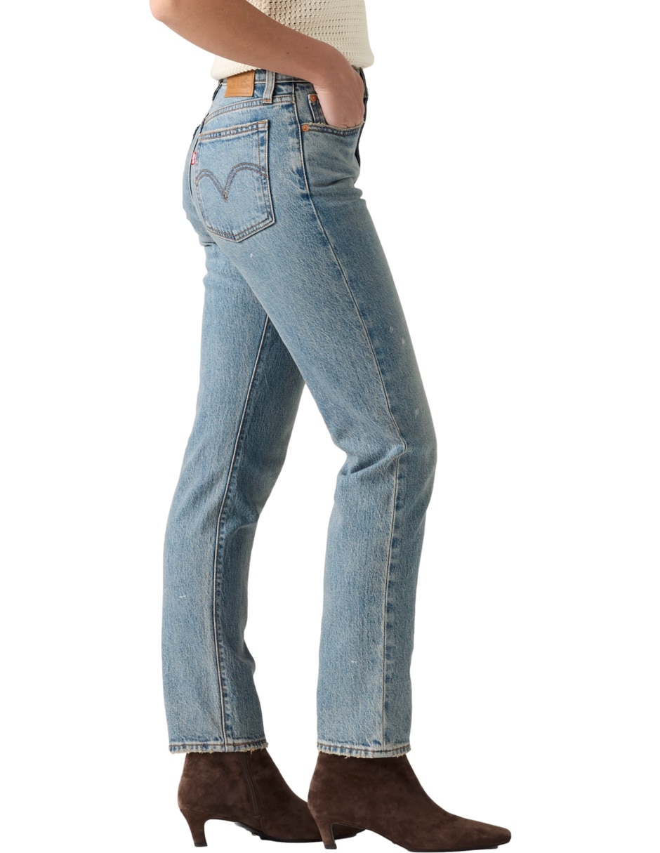 Jeans regular slim cintura para mujer 2