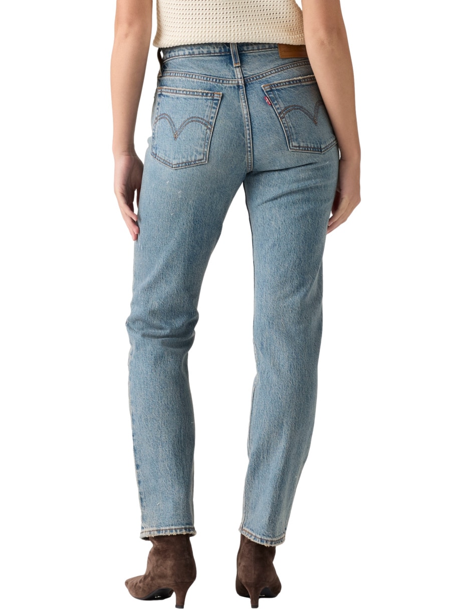 Jeans regular slim cintura para mujer 3