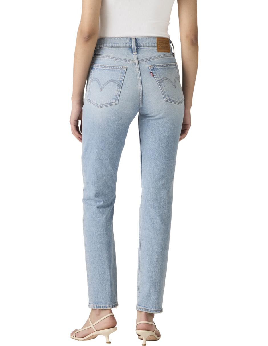 Jeans regular slim cintura para mujer 3