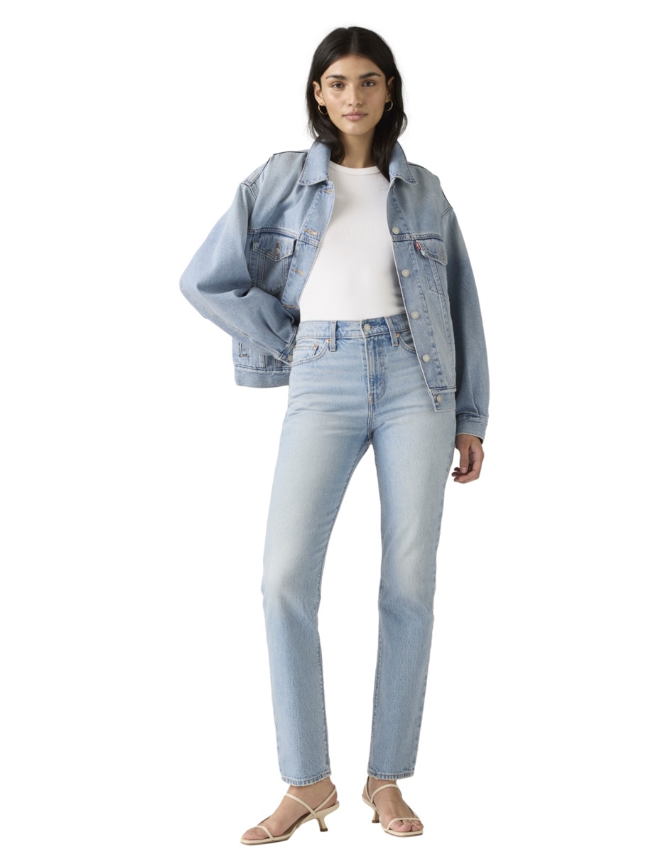 Jeans regular slim cintura para mujer 4