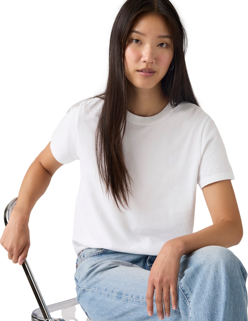 Playera manga corta cuello redondo para mujer 3