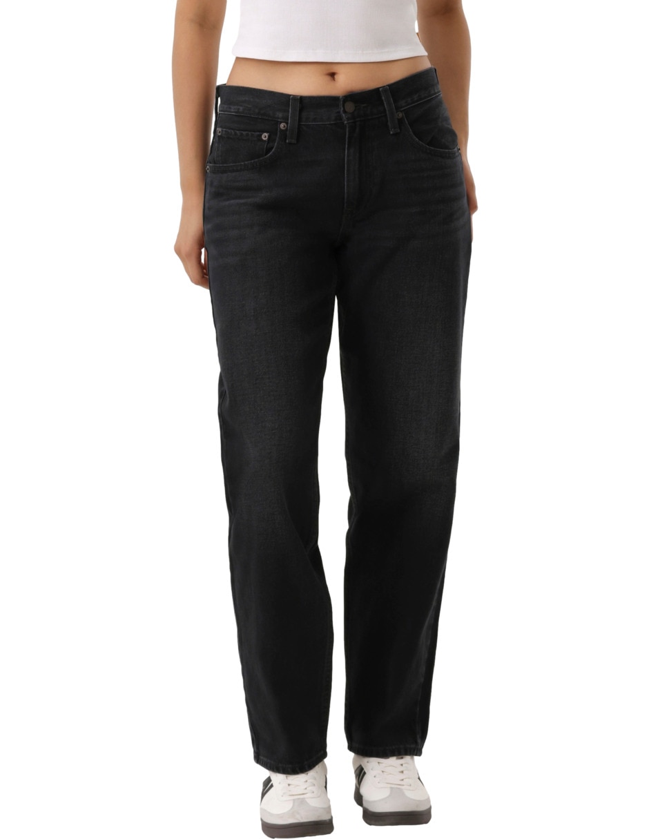 Jeans regular loose cintura para mujer Jeans regular loose cintura para mujer