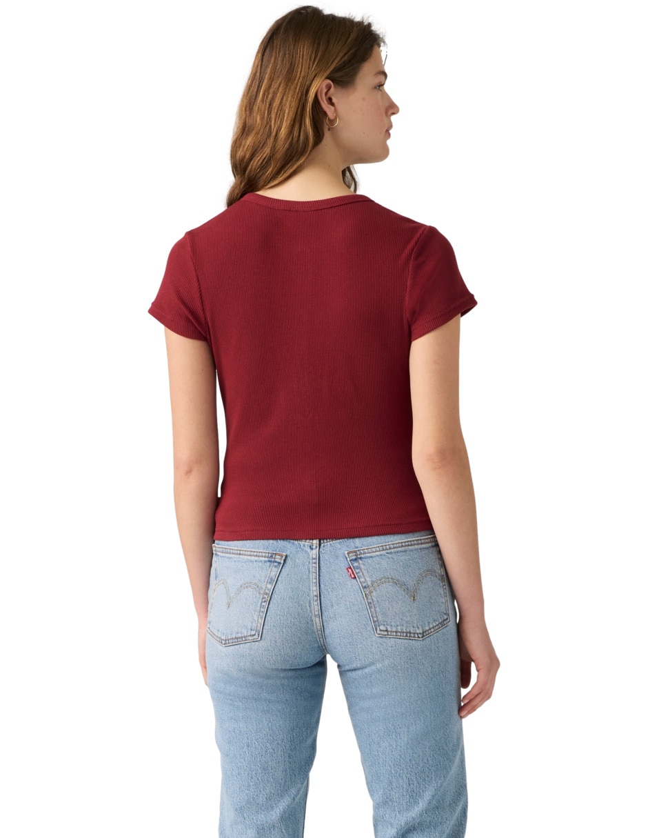 Playera manga corta para mujer 2