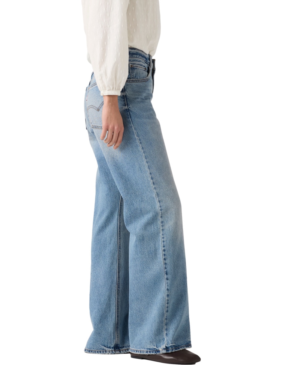 Jeans regular loose cintura para mujer 2