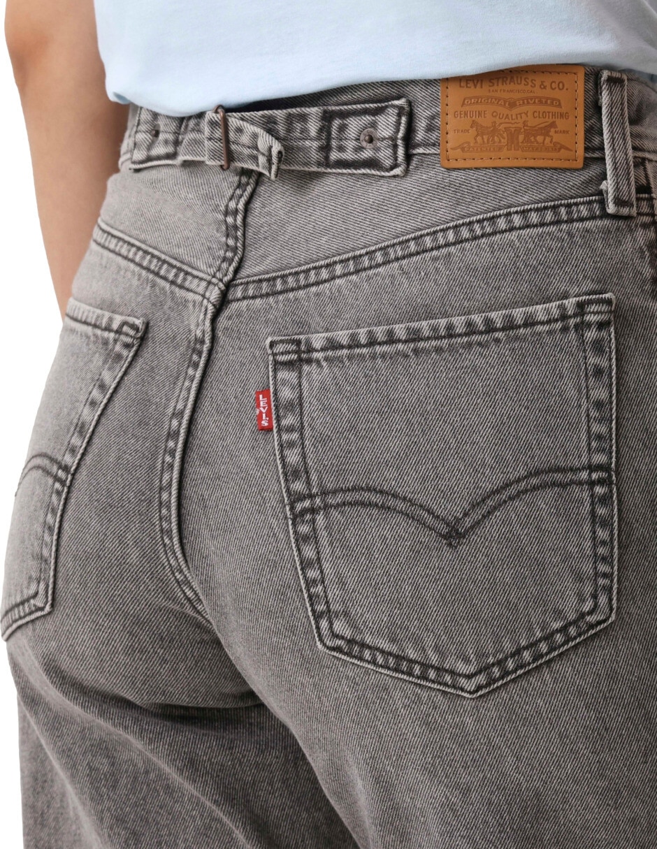 Jeans regular loose cintura para mujer 4