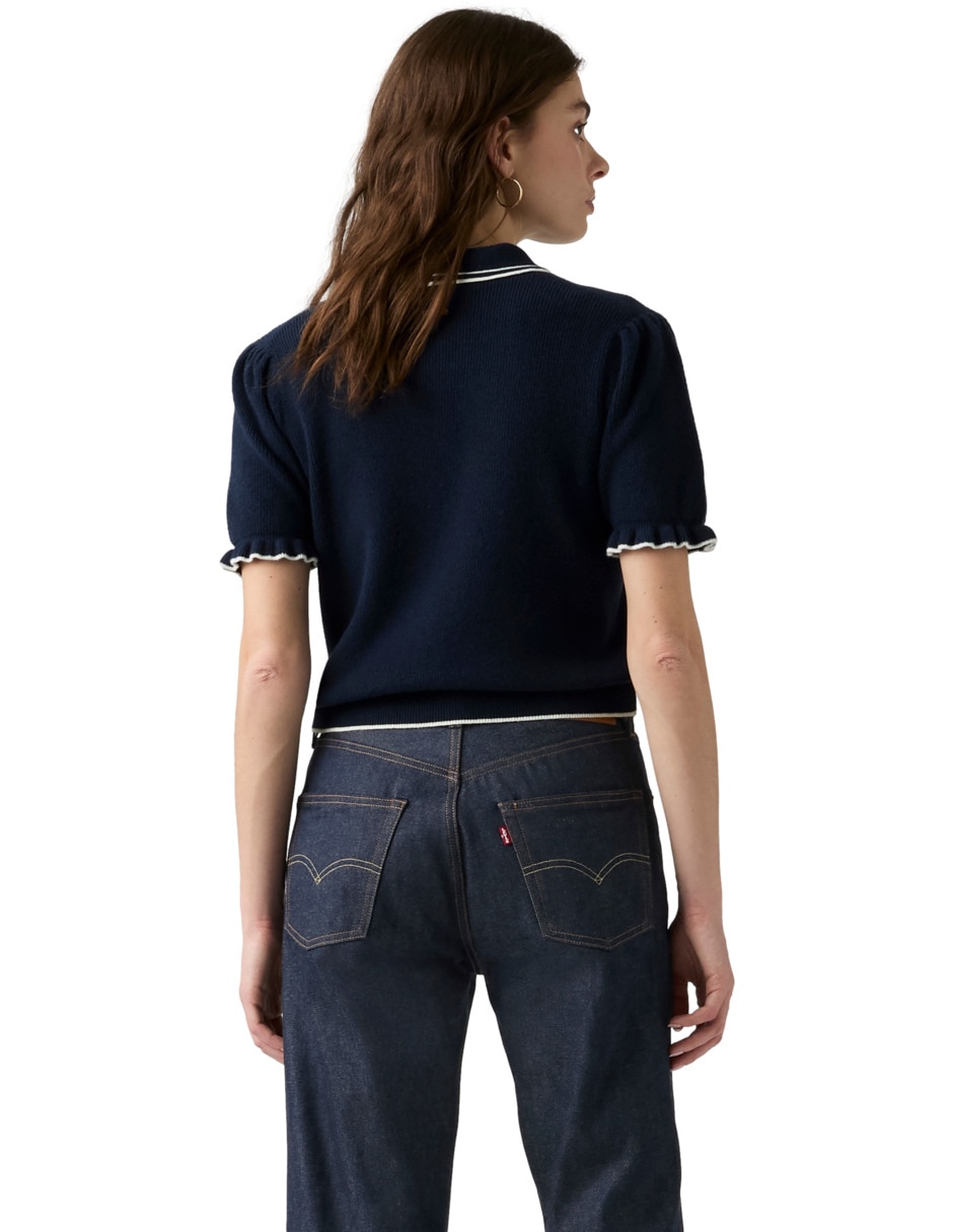 Playera tipo polo para mujer 2