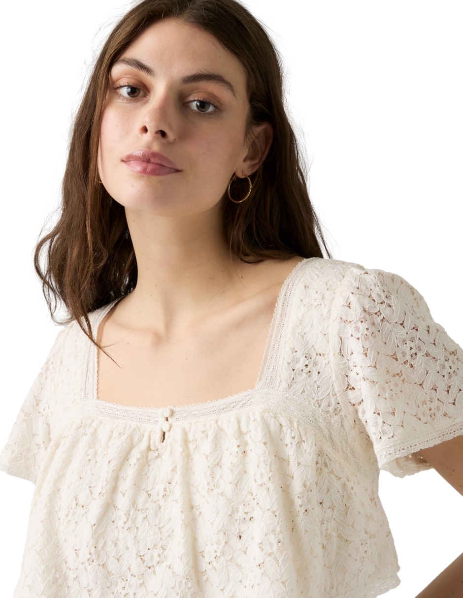 Blusa manga corta para mujer 2
