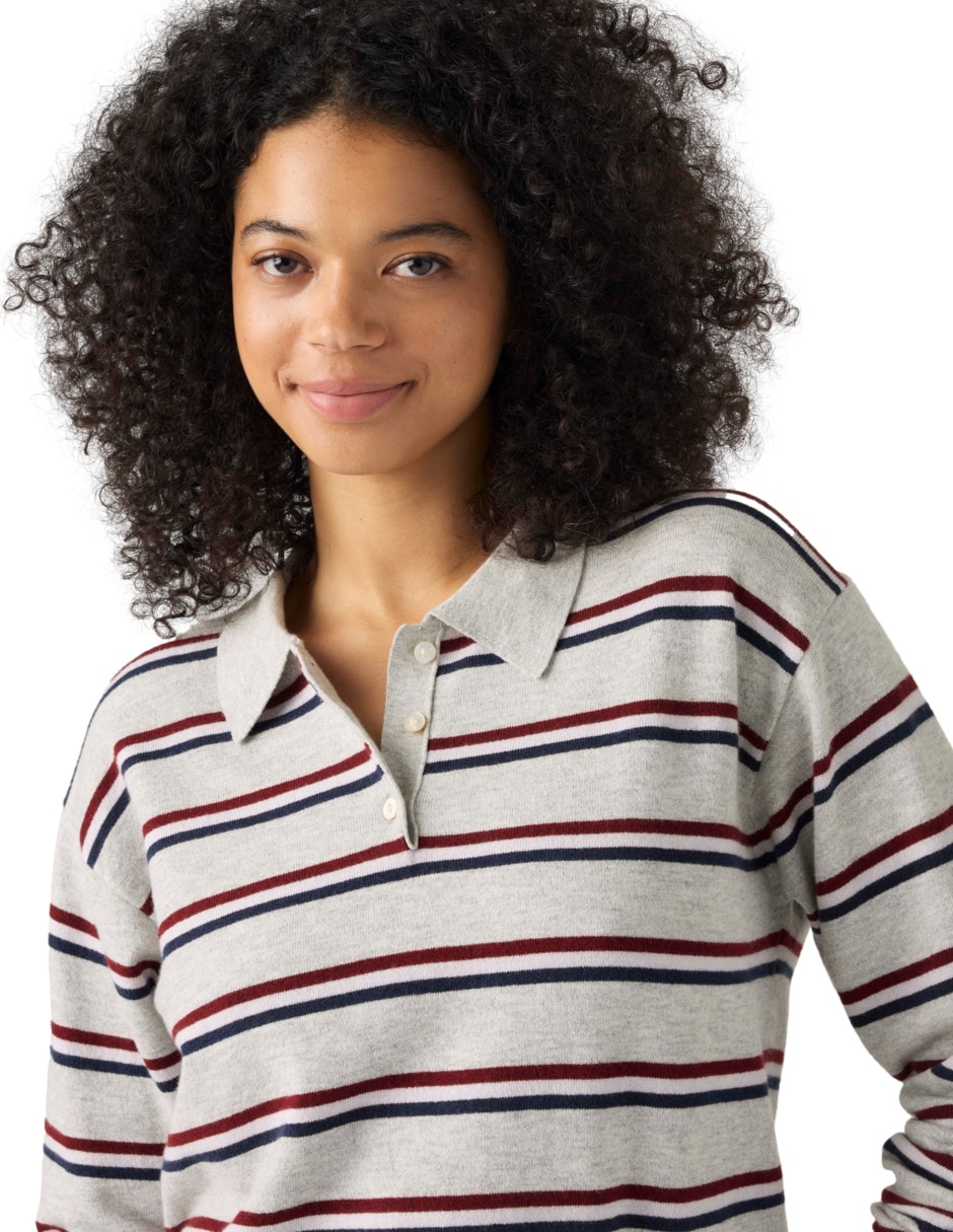 Playera tipo polo para mujer 4