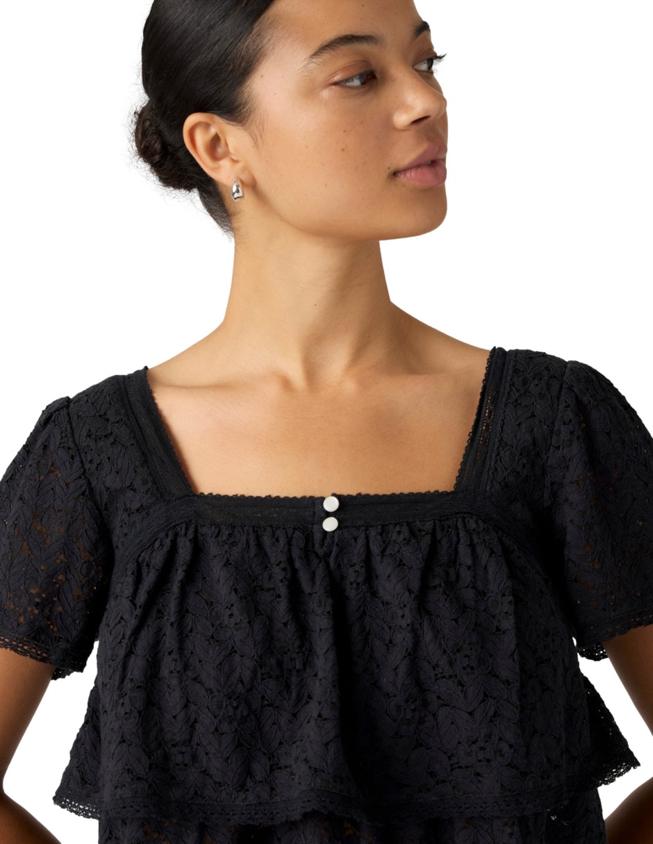 Blusa manga corta para mujer 2