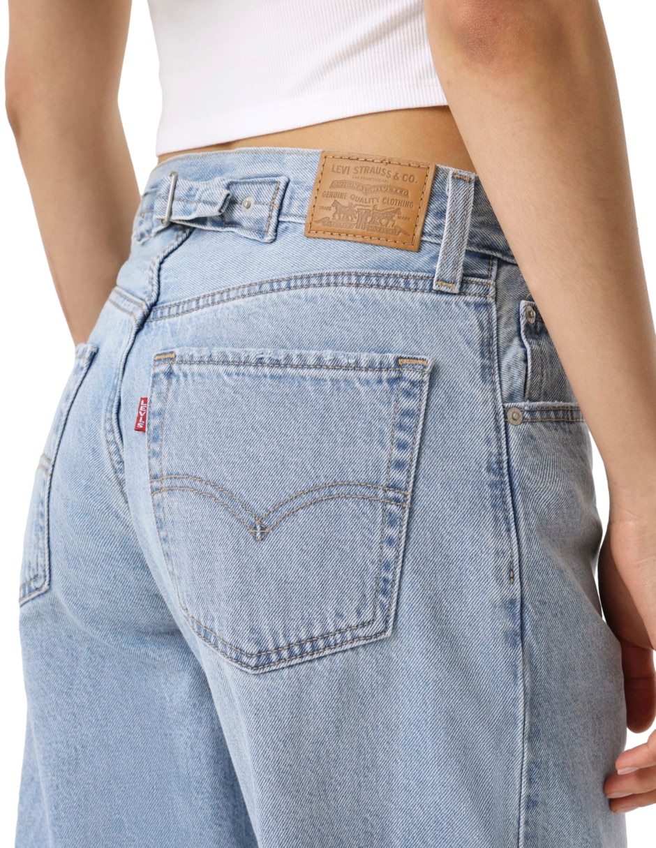 Jeans regular loose cintura para mujer 3
