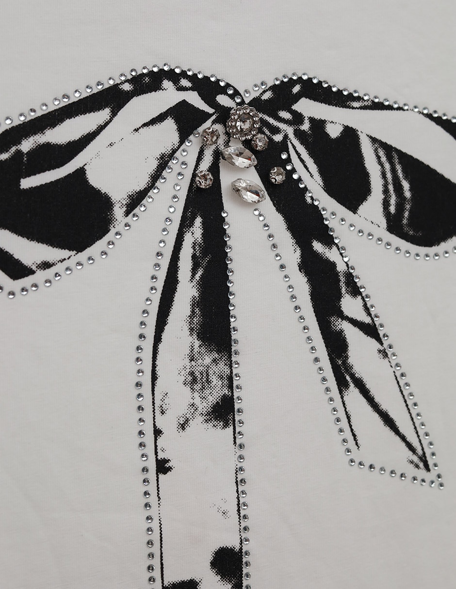 Playera manga corta cuello redondo para mujer 3