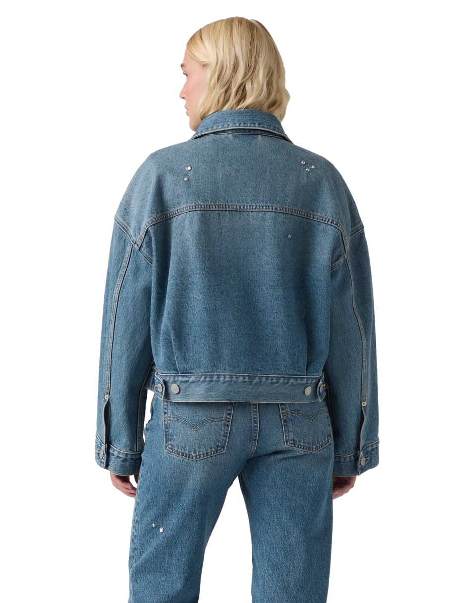 Chamarra casual de algodón para mujer 4