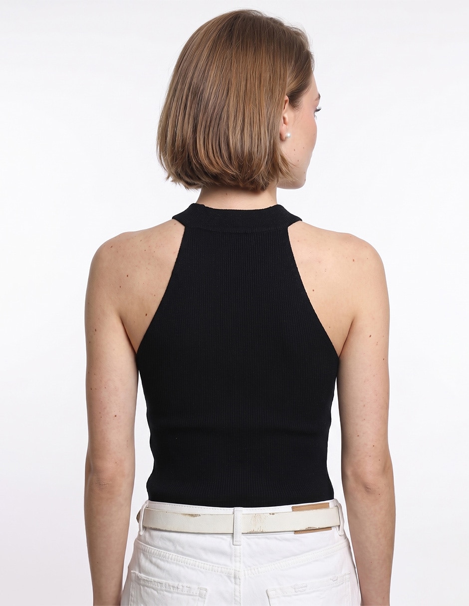 Top cuello redondo escote redondo 2