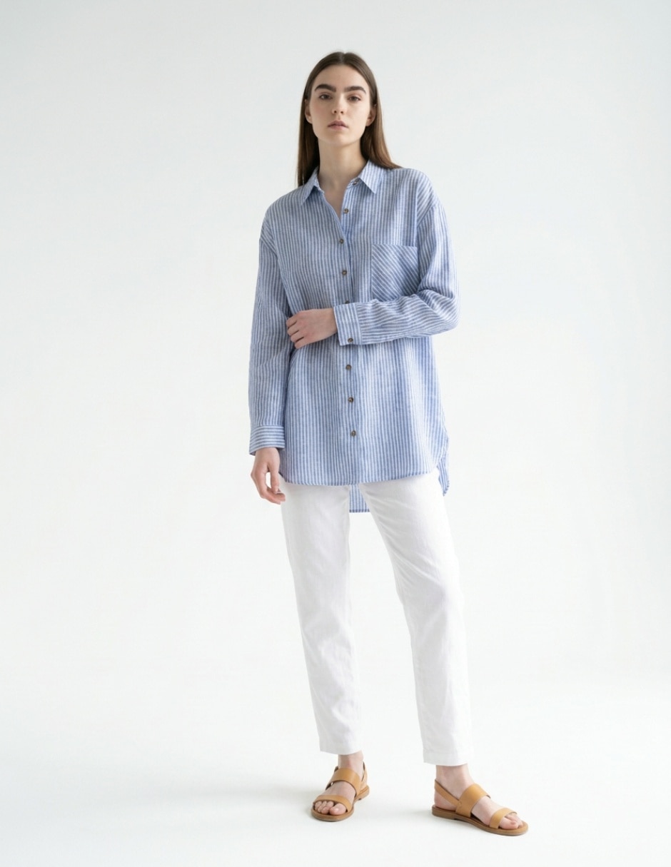 Blusa manga larga para mujer 3