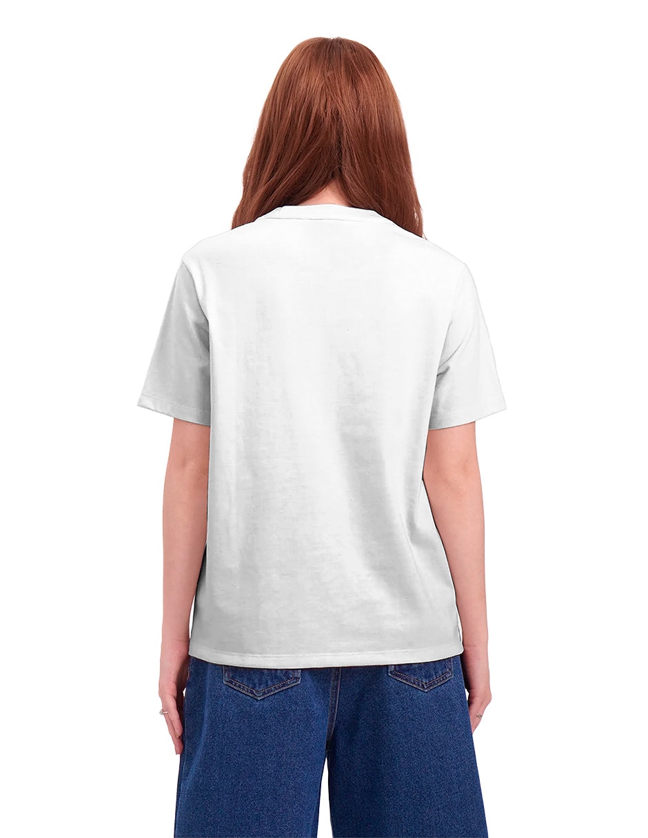 Playera manga corta cuello redondo mujer 3