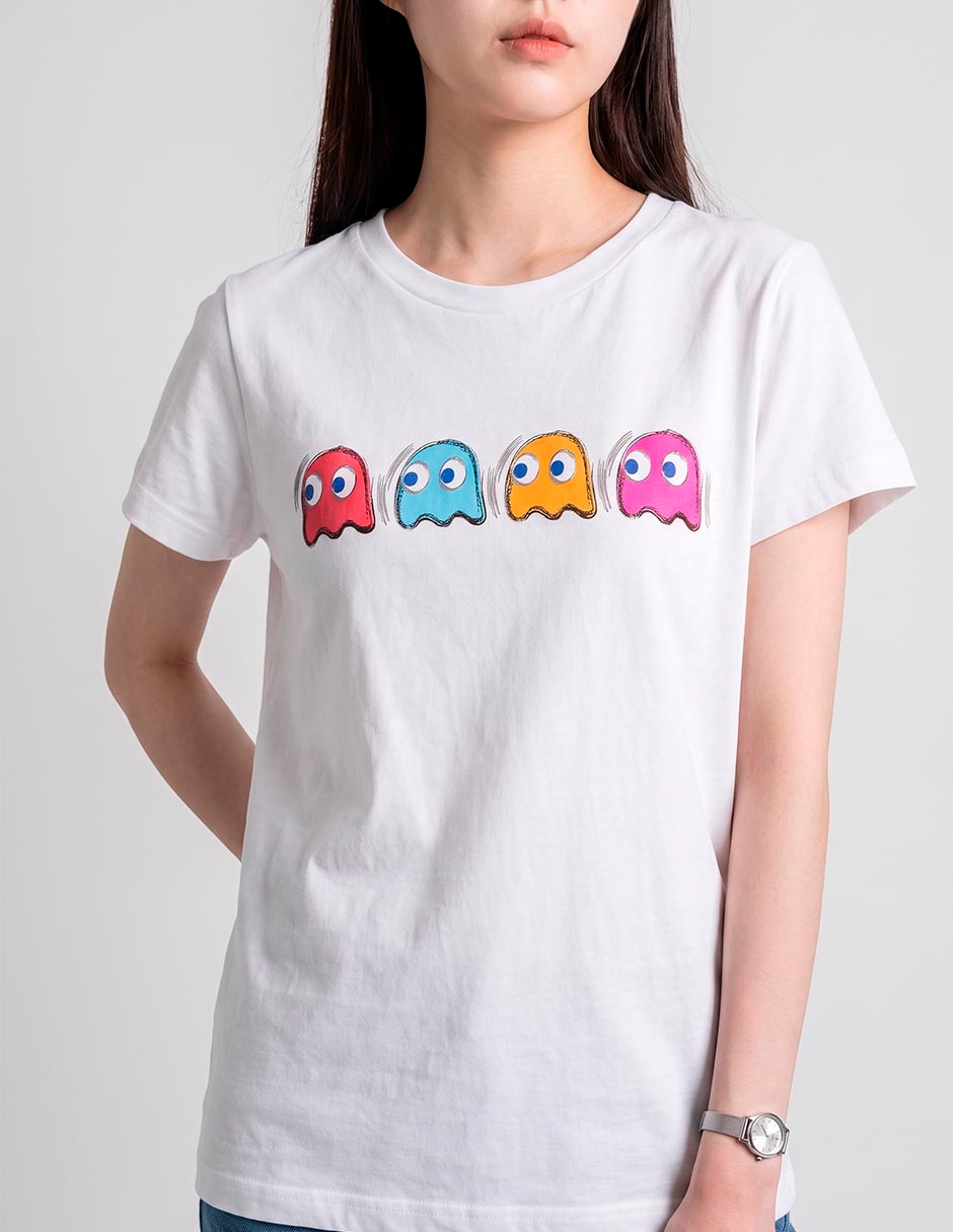 Playera manga corta playera licencia cuello redondo para mujer 3