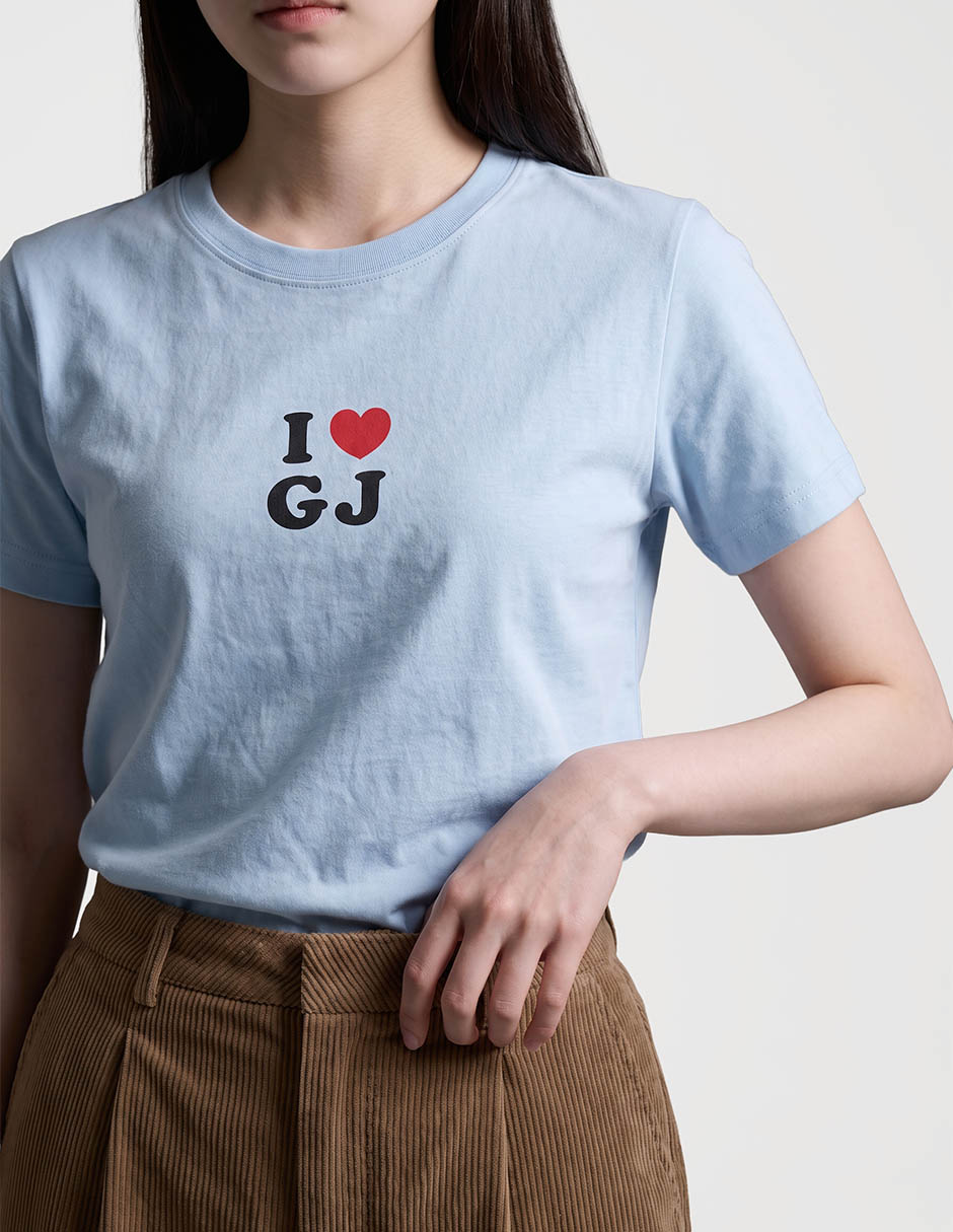 Playera manga corta cuello redondo para mujer 2