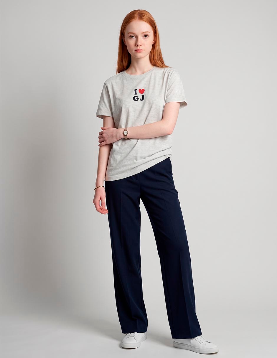Playera manga corta cuello redondo para mujer Playera manga corta cuello redondo para mujer