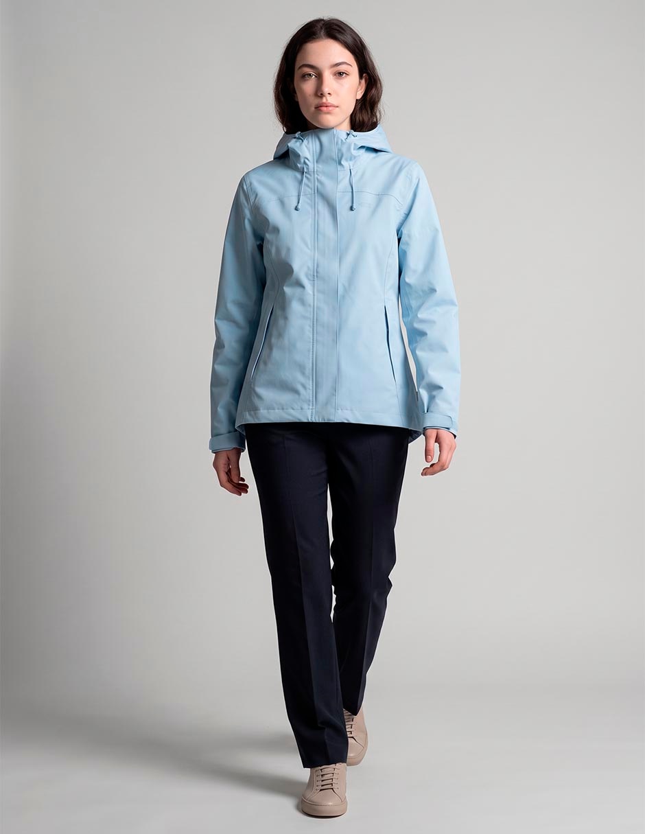 Chamarra Casual No impermeable de Poliéster para mujer