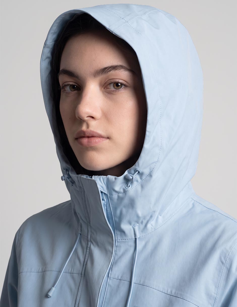 Chamarra Casual No impermeable de Poliéster para mujer 3