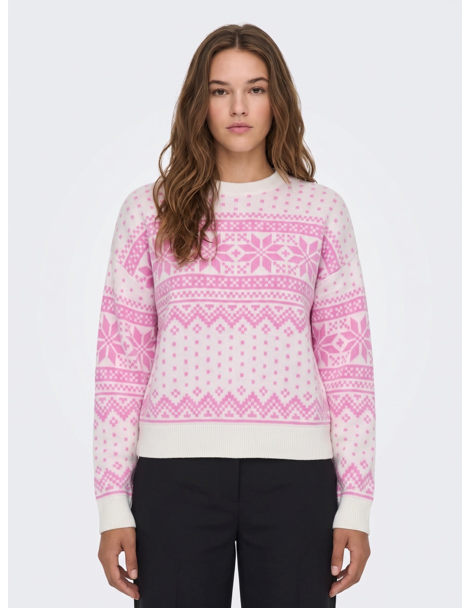 Suéter cuello redondo para mujer 3