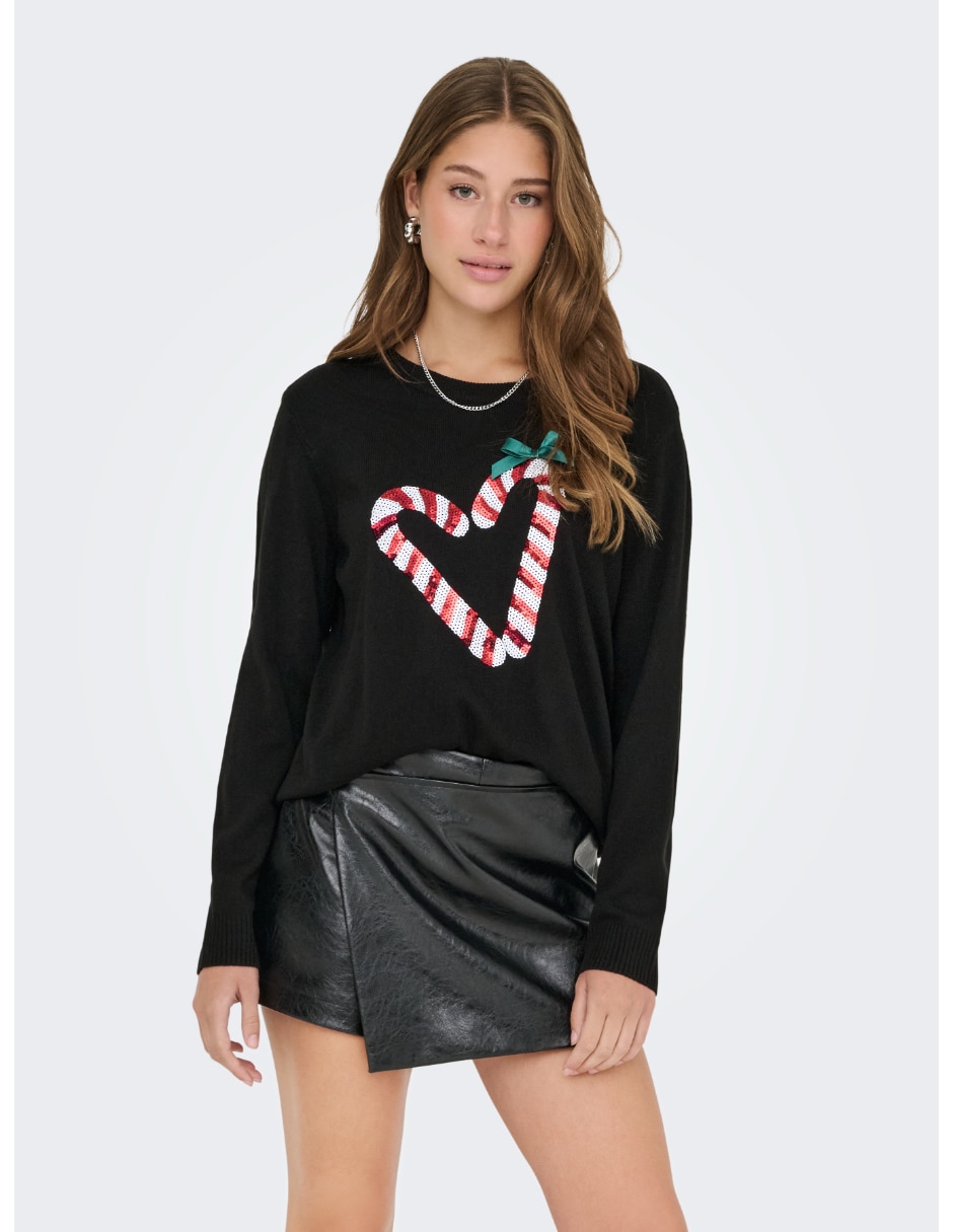 Suéter cuello redondo para mujer 5