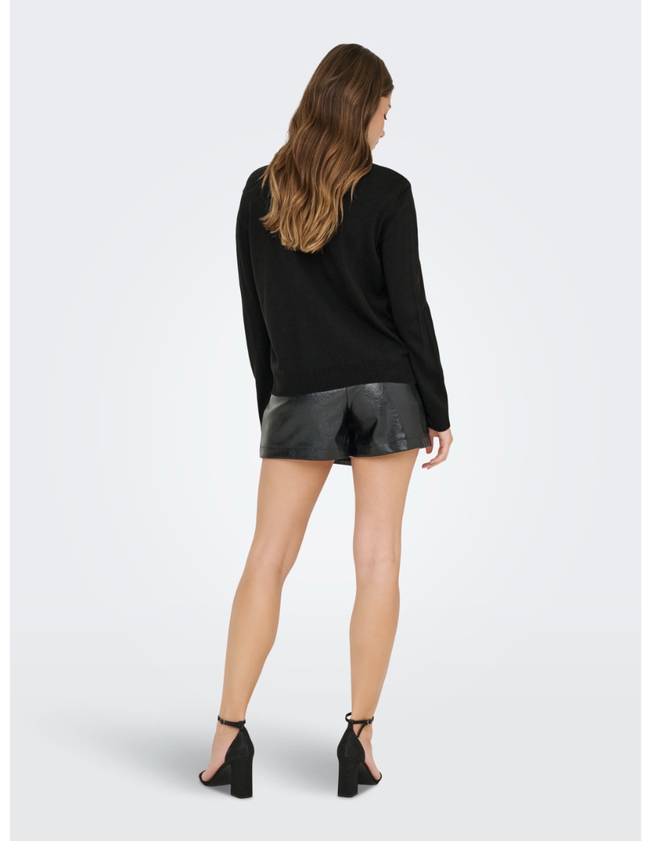 Suéter cuello redondo para mujer 4